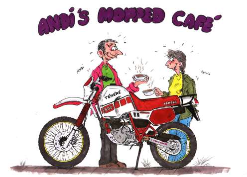 Moppedcafe-Comic von Ingo
